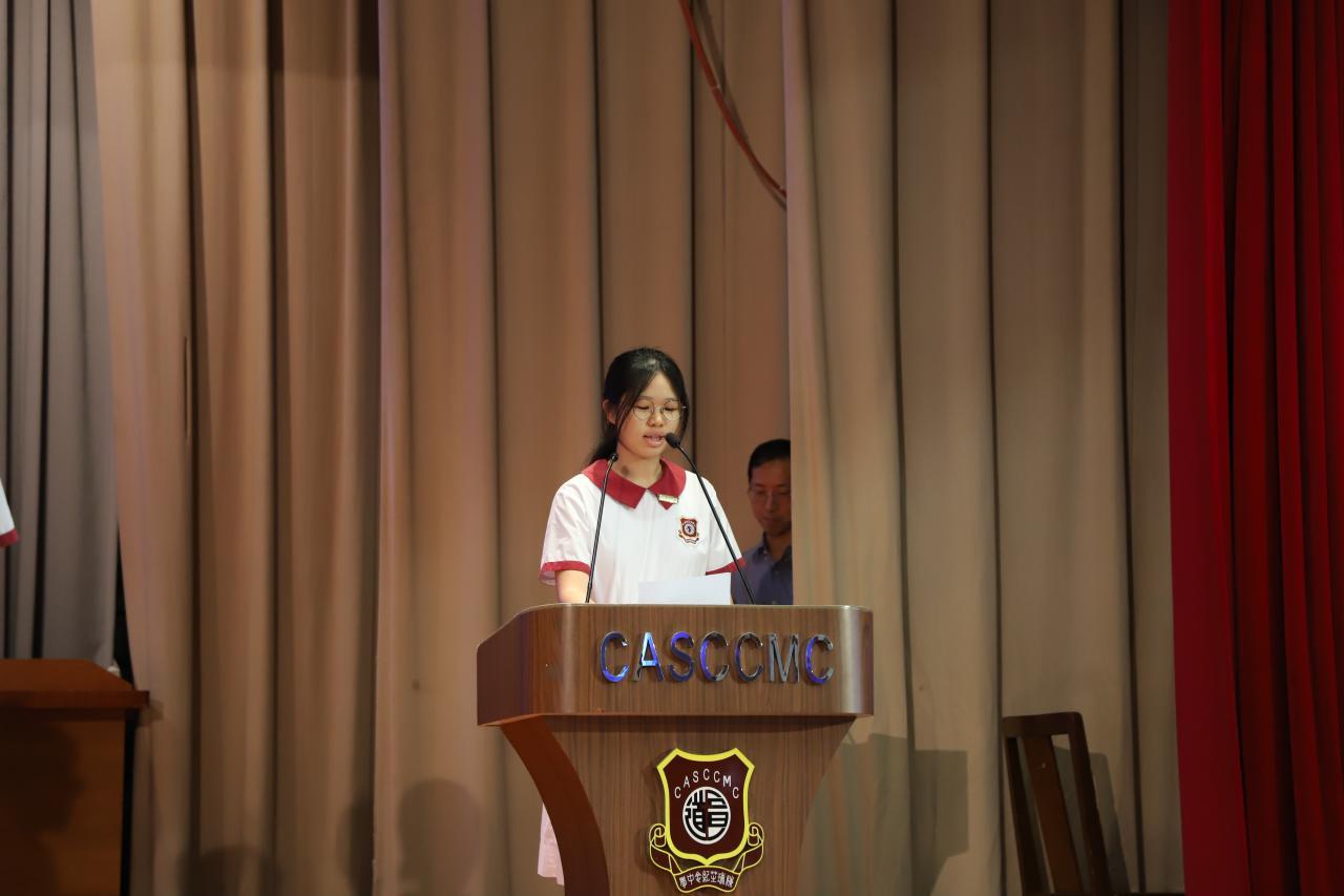 Head Prefect Inaugural Speech / 領袖生長致辭